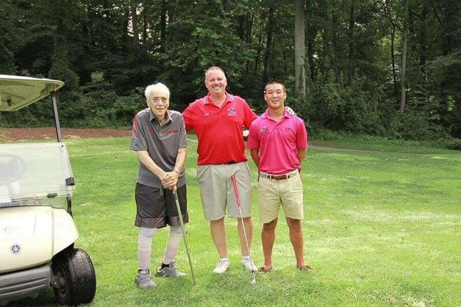 3 generations of golfers