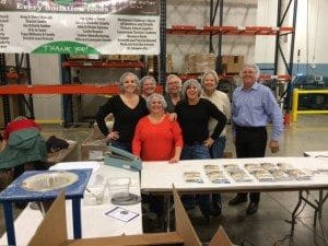 Pardridge Insurance lent a helping hand by packing meals at November's Feed My Starving Children in Sycamore, IL.