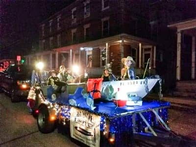 JP Wolfe Insurance Carlisle Halloween parade float