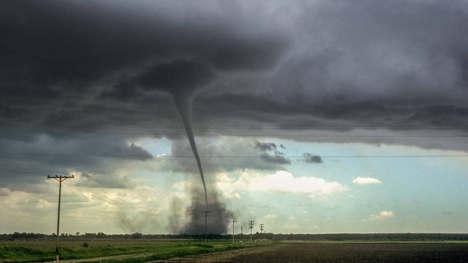 Tornado in the country