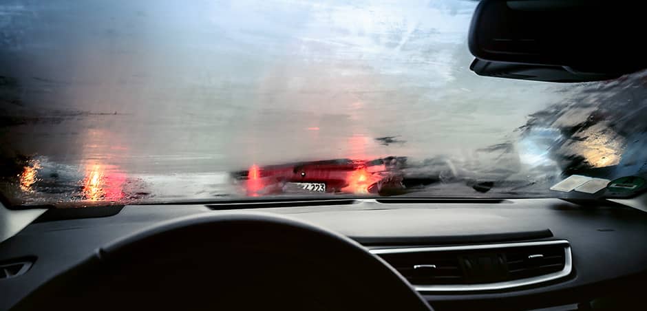 Foggy Windshield