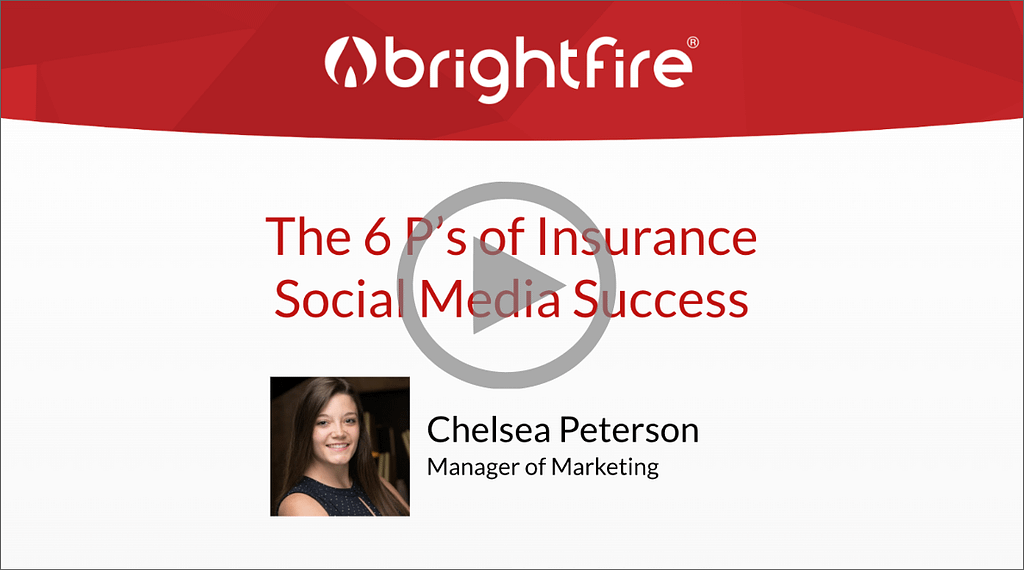 Watch the on-demand recording of, "The 6 P's of Insurance Social Media Success," now.