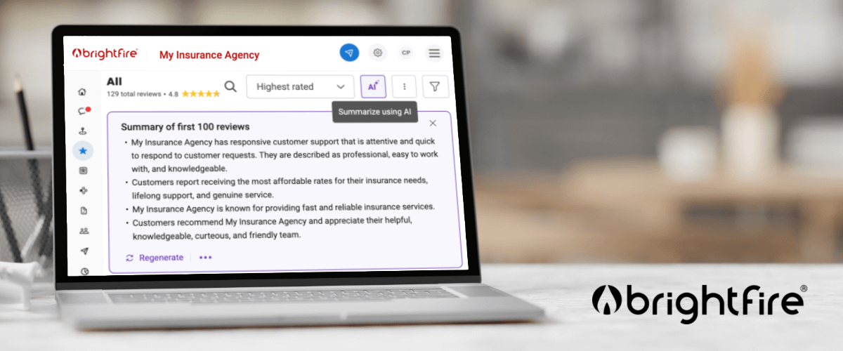 BrightFire Adds AI Assistance to Reviews & Reputation Management Service