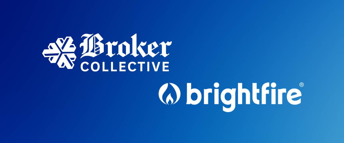 The Broker Collective and BrightFire Program Announcement Banner