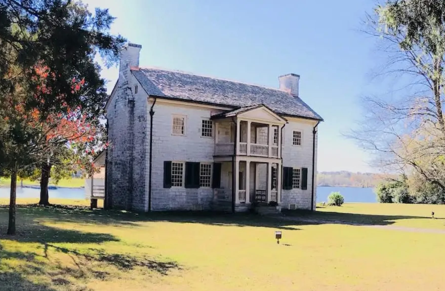 House in a field
