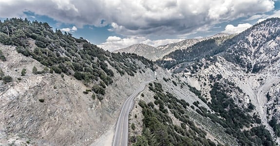 Angeles Crest Highway meets Azusa Canyon Road