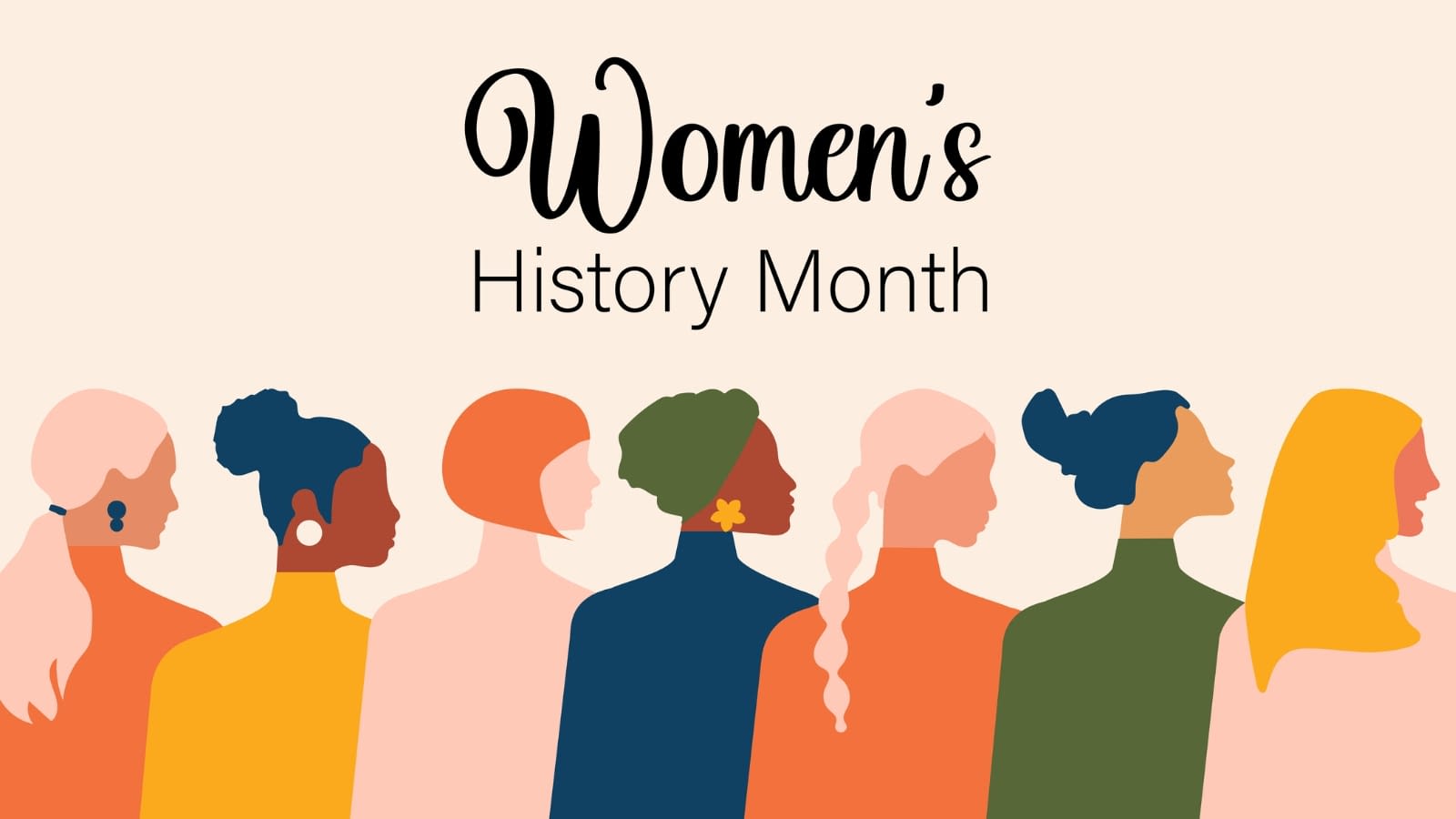 women women's history month illustration