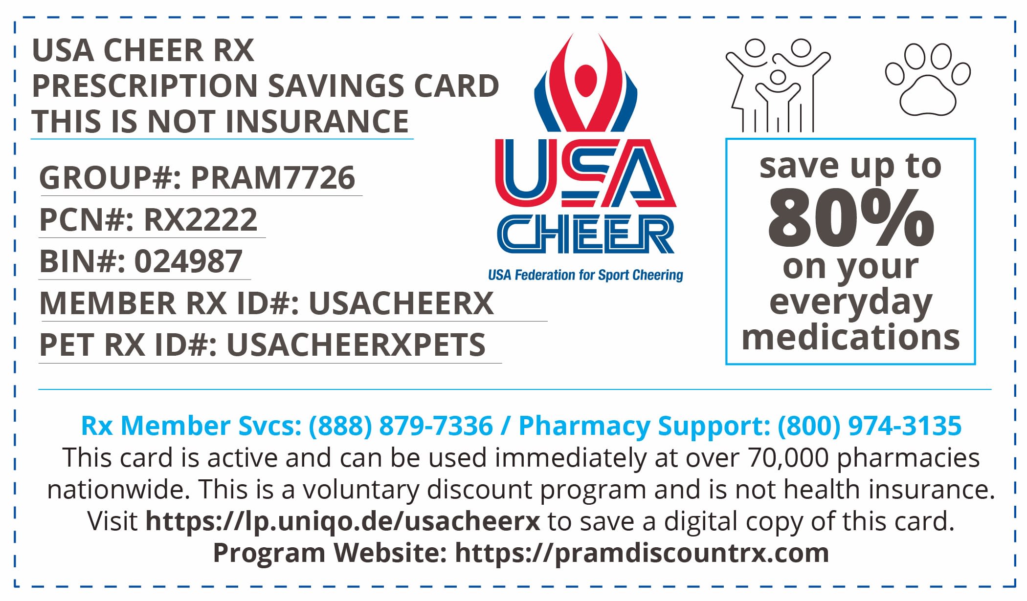 USA Cheer Card