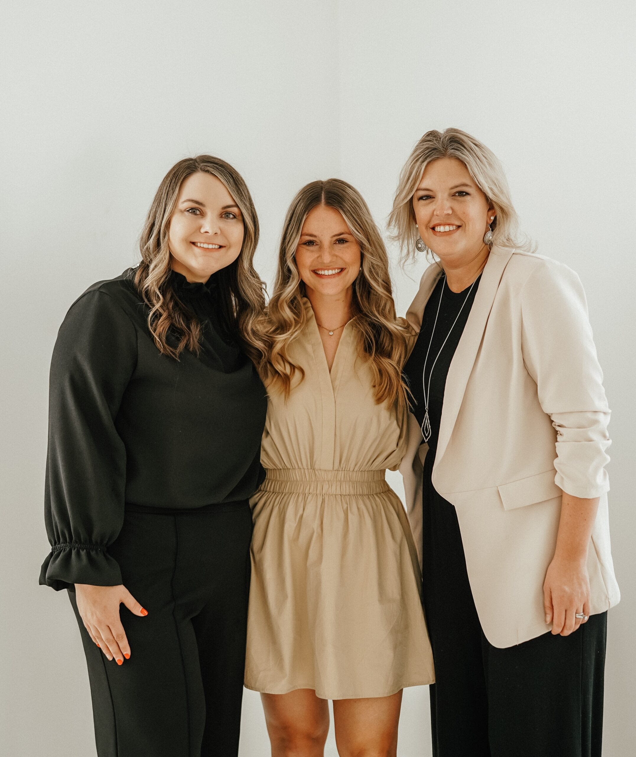 close up standing girls
