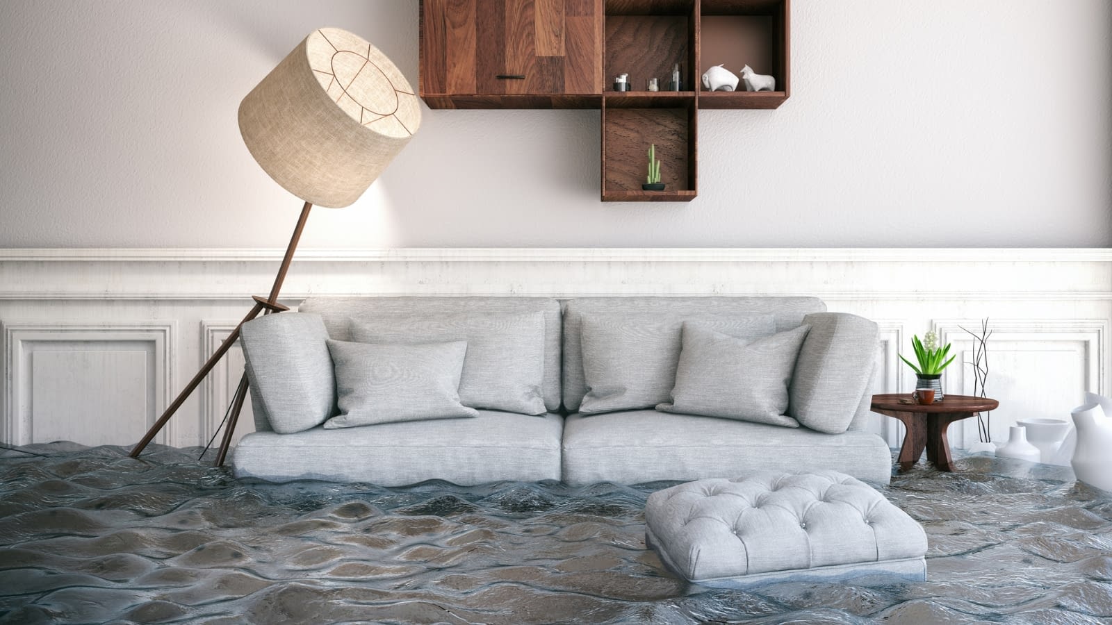 Flood Insurance in Non-Flood Zone Areas water flooding a home inside