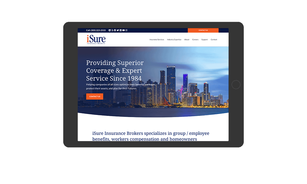 portfolio-isurepro.com-tablet