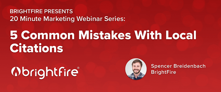 20 Minute Marketing Webinar: 5 Common Mistakes With Local Citations