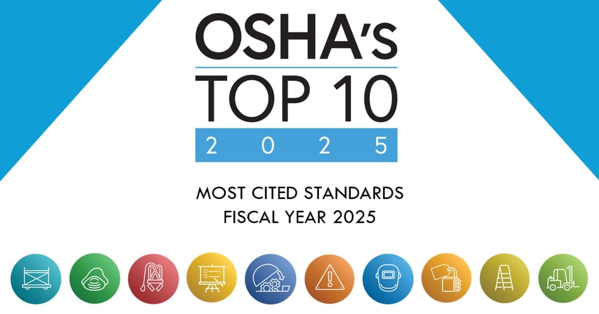 OSHA Top 10 Most Cited Standards