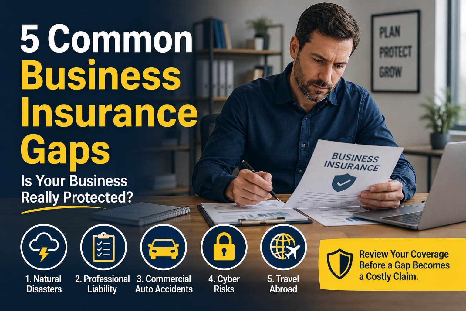 5 Common Business Insurance Gaps