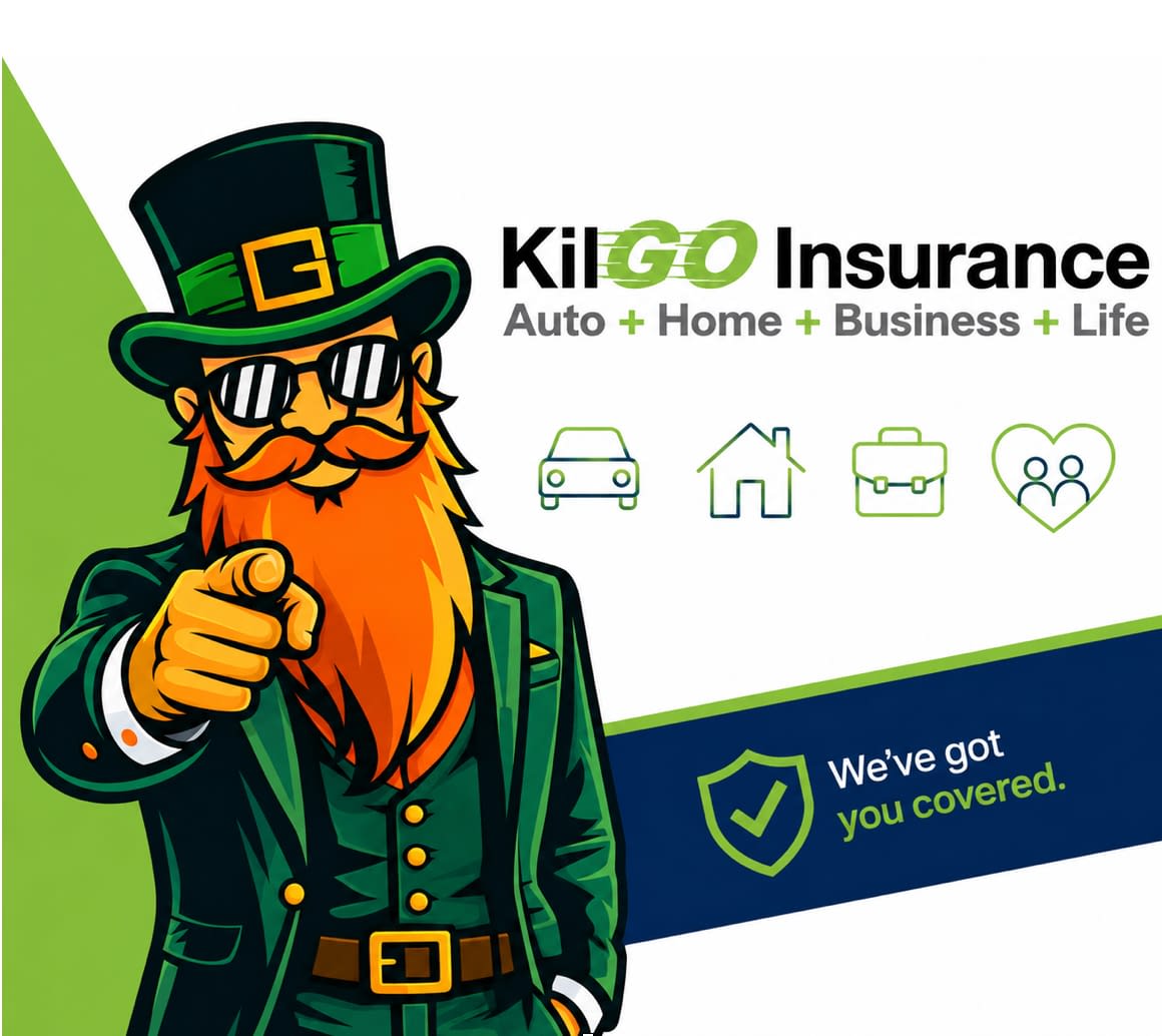 KilGO Insurance offers Auto, Home, Business and Life Insurance
