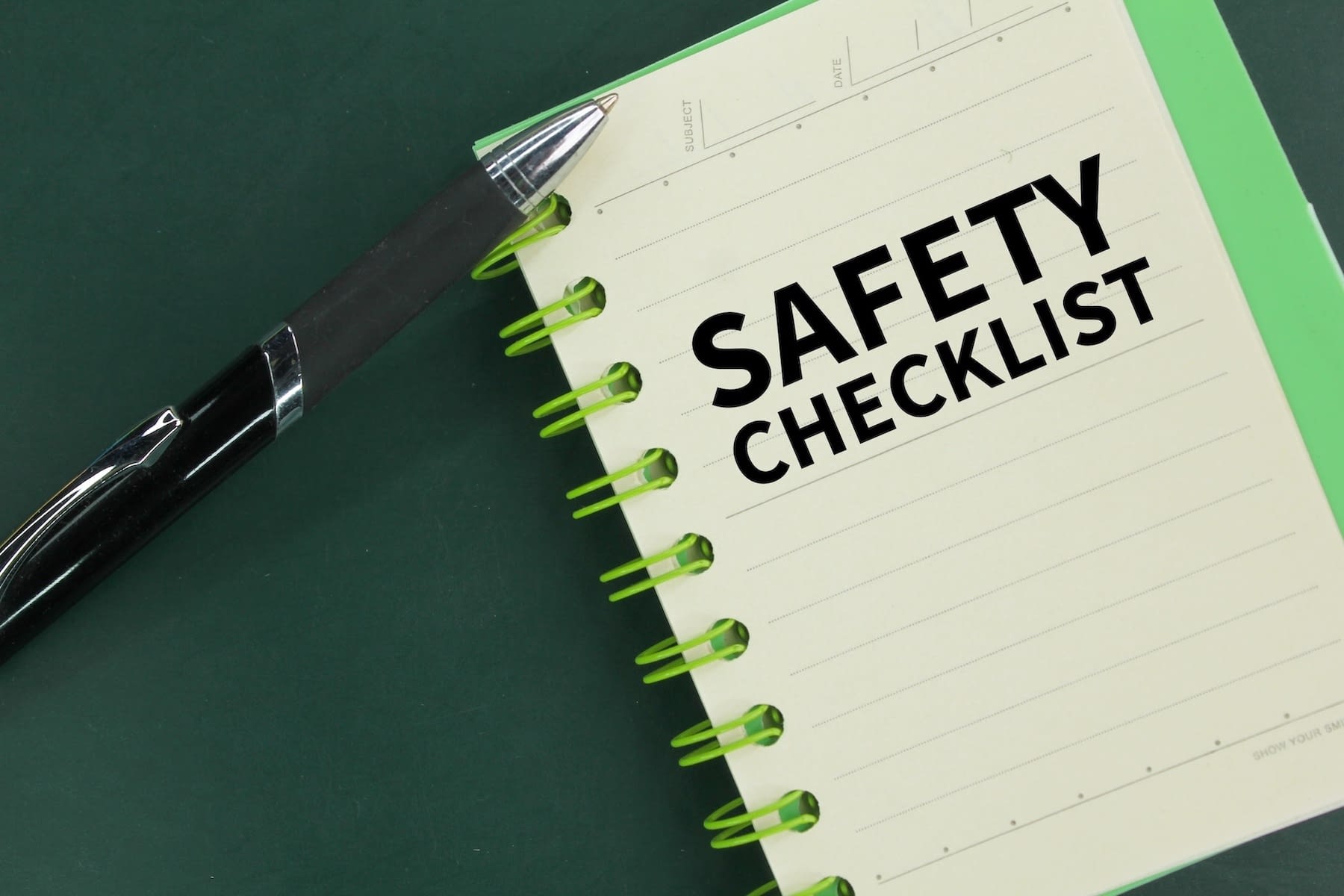 Safety Checklist