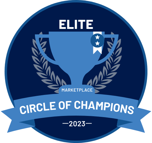 The Harrin Group Marketplace Elite Circle of Champions Badge 2023