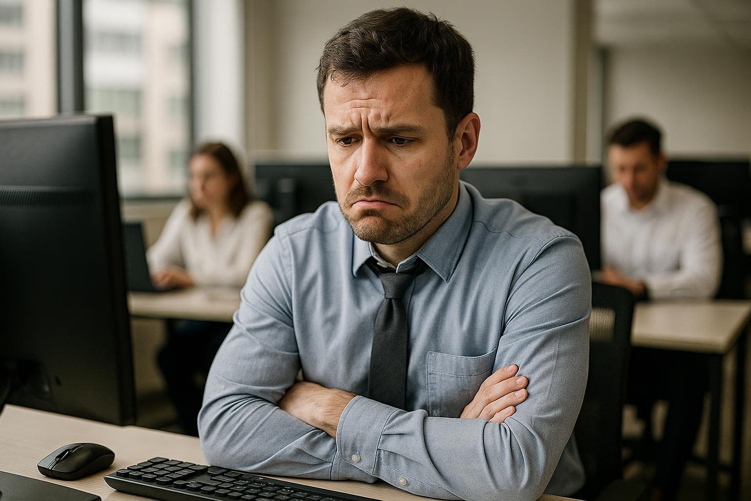 Office Workers Displaying Signs of Dissatisfaction