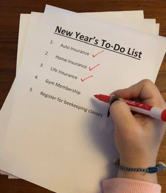 New Year Checklist