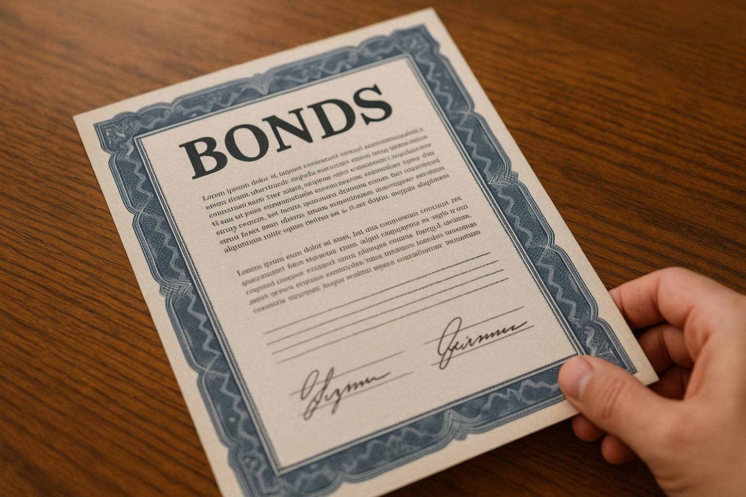 Visual Representation of Financial Bonds and Investment Concepts