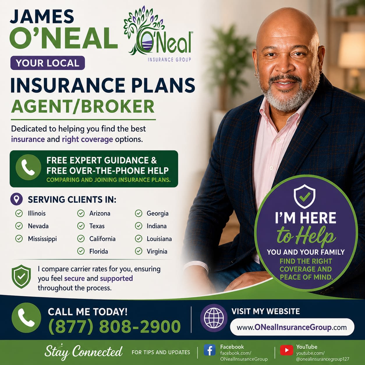 O'Neal Insurance Group Hospital indemnity, Cancer, Whole Life, and MedSup, Medigap, Health Insurance State Arizona, California, Florida, Georgia, Chicago, Illinois, Indiana, New Orleans, Louisiana, North Las Vegas, Jackson, Hattiesburg, Petal, Gulfport, Laurel, Gulfport, Biloxi, Pascagoula, Ocean Springs, Moss Point