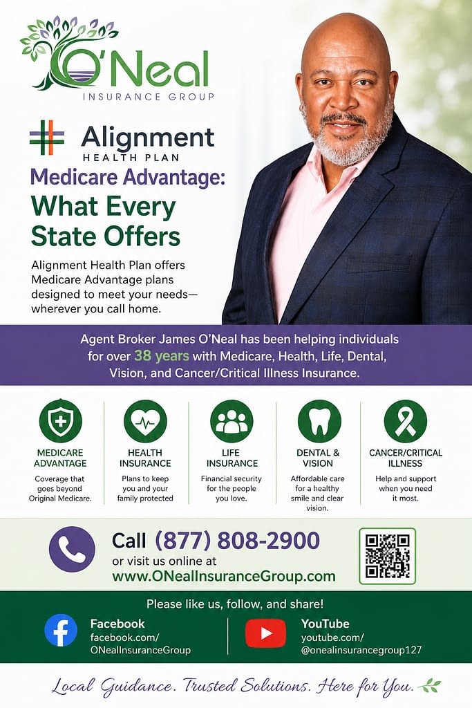 Arizona, California, Nevada, North Carolina, and Texas Alignment Health Plan Medicare Advantage HMO, PPO, Compare Plans Rates, Quote Free Agent Enrollment Help