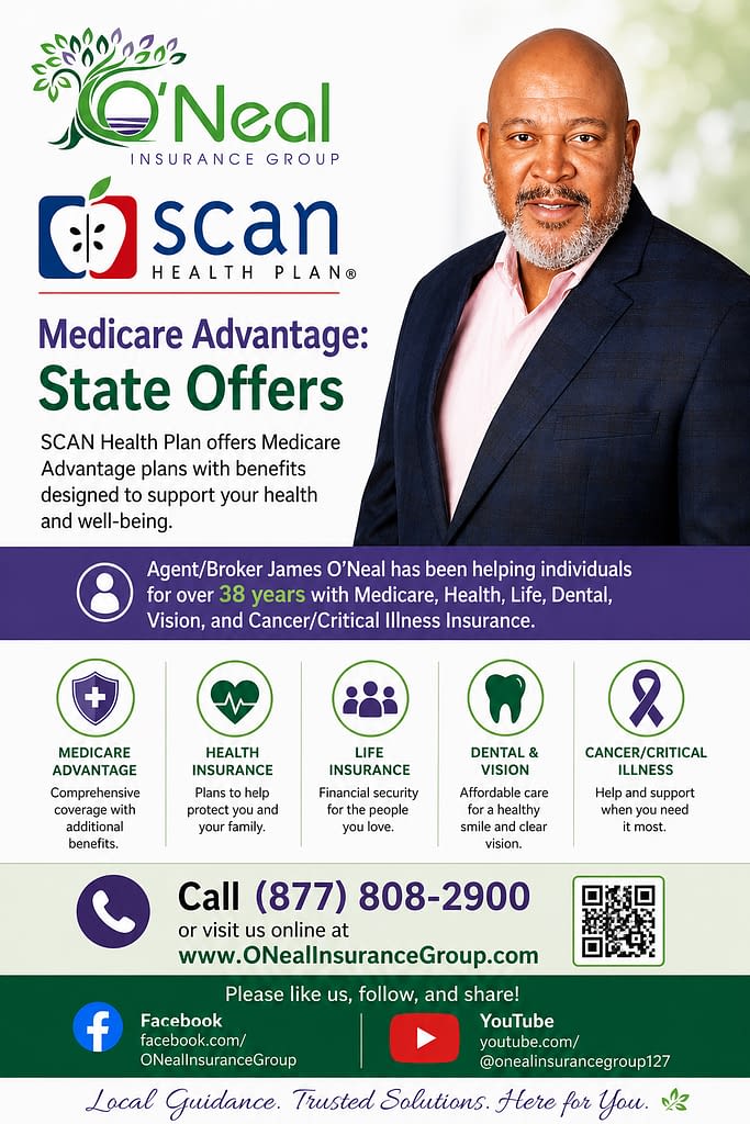 SCAN Medicare Health Plan Types HMO, and PPO Coverage Options Free Agent Broker Enrollment Help Arizona, California, Nevada, New Mexico, Washington, and Texas