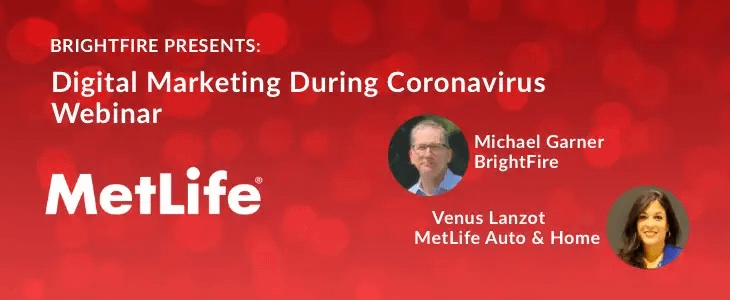MetLife webinar on digital marketing during Coronavirus