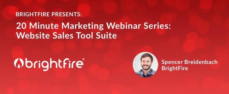 Agency website sales tools