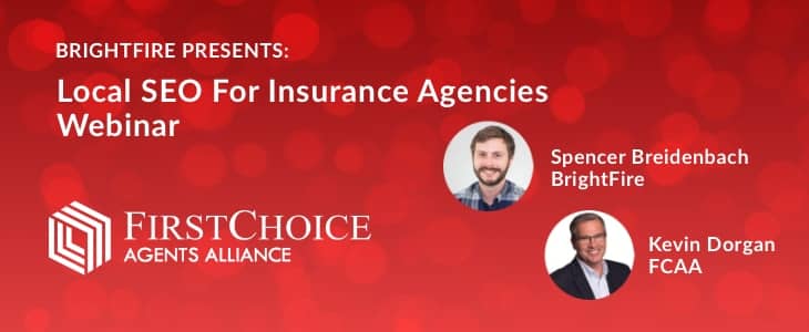 Local SEO for Insurance Agencies Webinar with FCAA