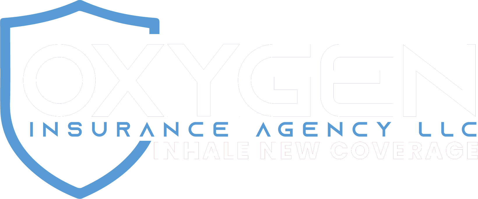 Oxygen Insurance Agency logo white