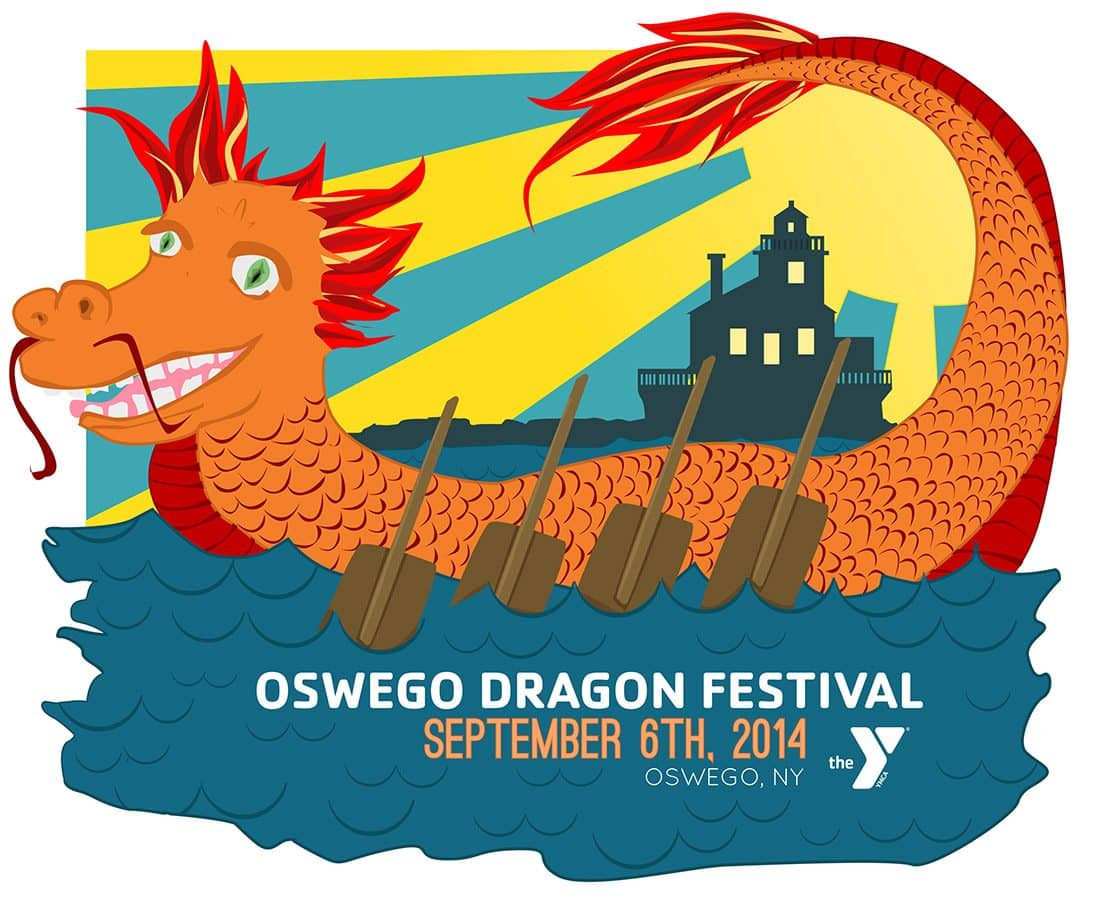 Oswego Dragon Festival- 2014 Logo