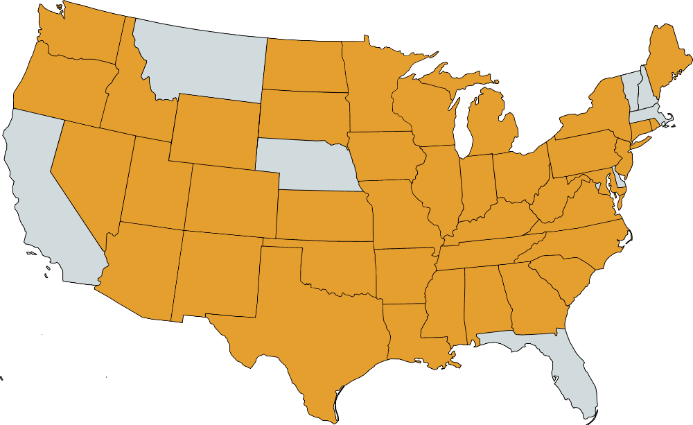 Licensed States image