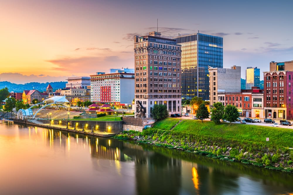Map of West Virginia showing cities served by One Source Benefits Medicare insurance broker