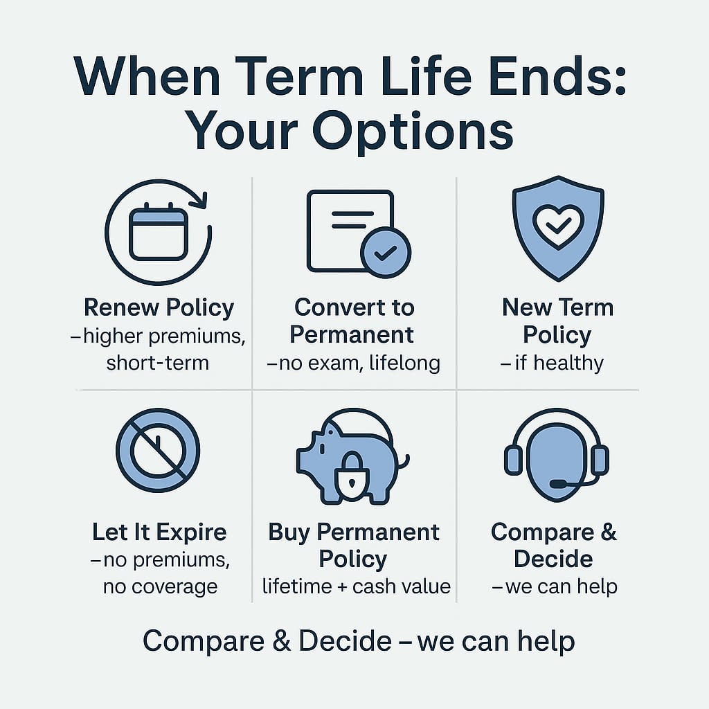 Term insurance ends