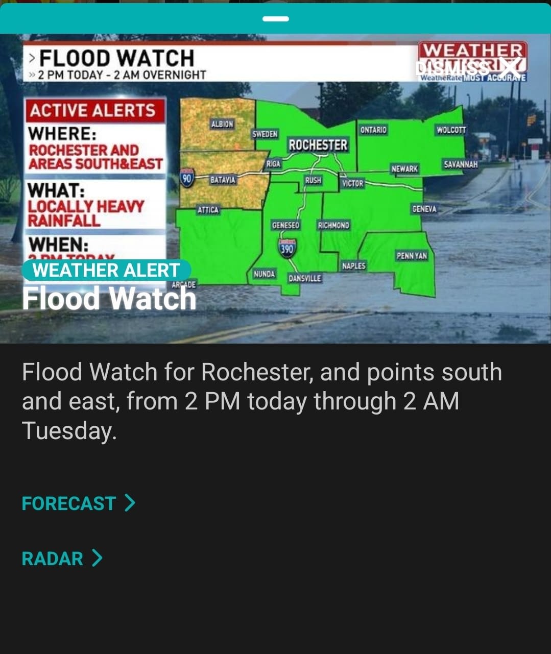 Flood Warning Map – Check Affected Areas and Insurance Options Map highlighting areas under a flood warning, showing affected regions at risk of flooding.