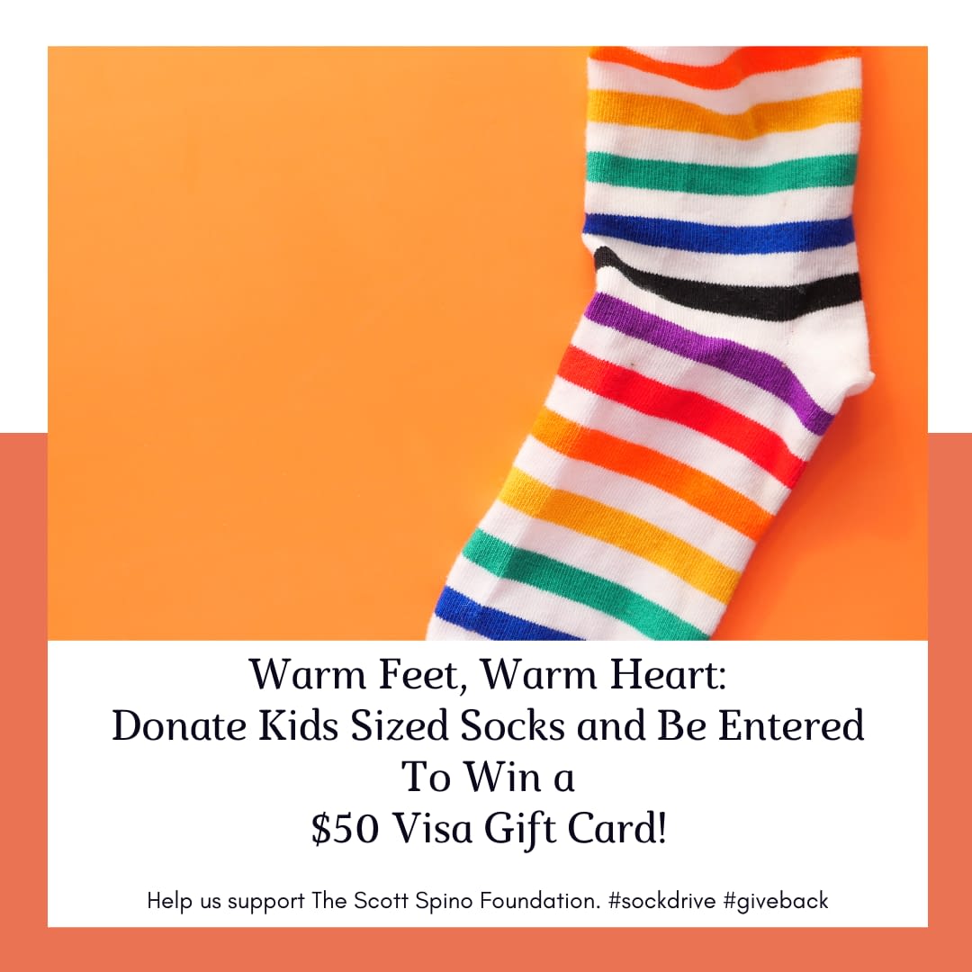 Scott Spino Foundation – socks post 2 Sock Drive Photo