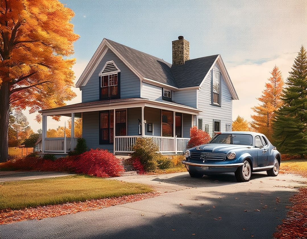 Untitled A safe home and auto insured by F.A. Peabody Insurance in Maine.