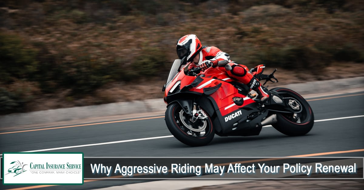 Why Aggressive Riding May Affect Your Policy Renewal