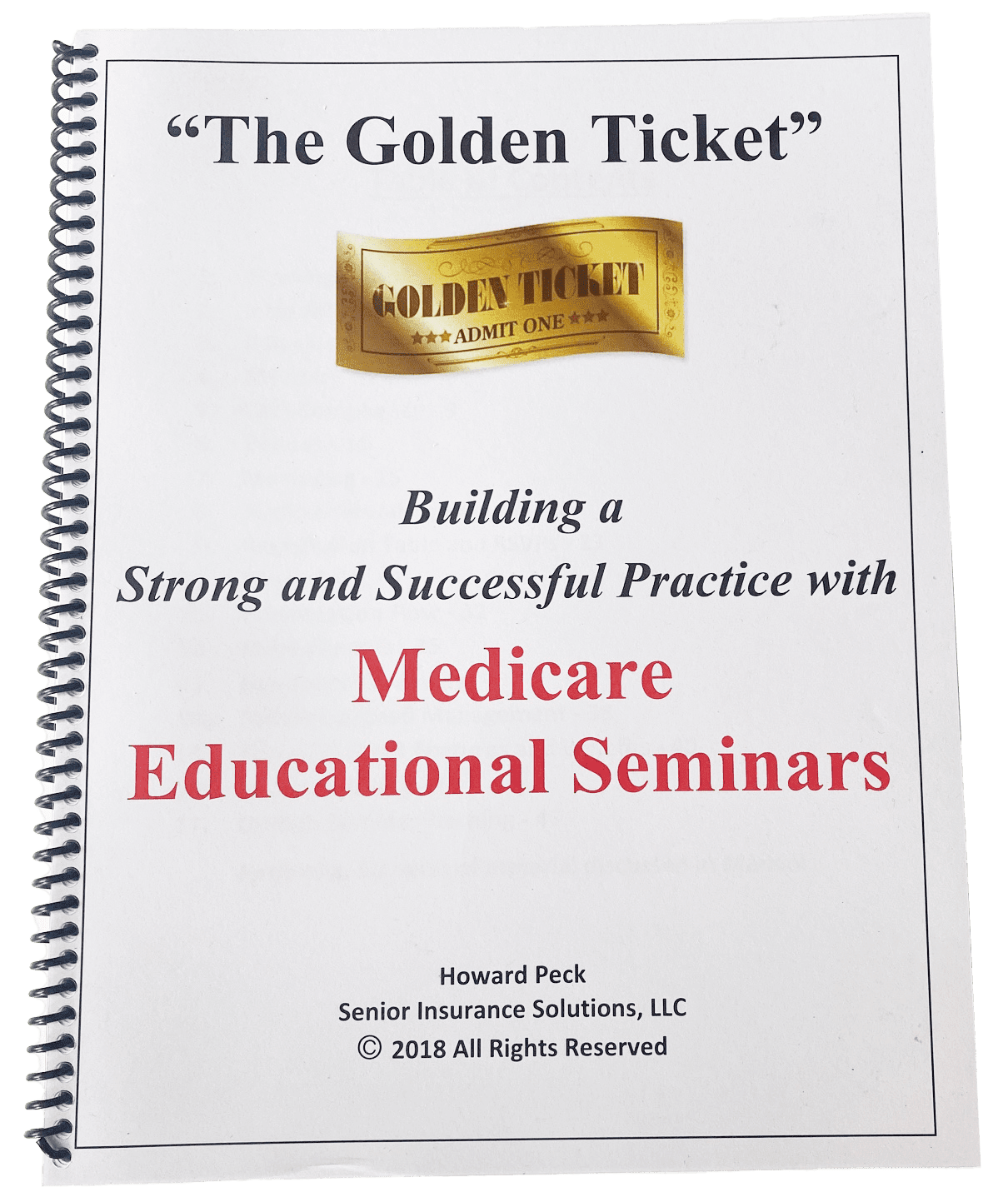 Medicare Golden Ticket Book