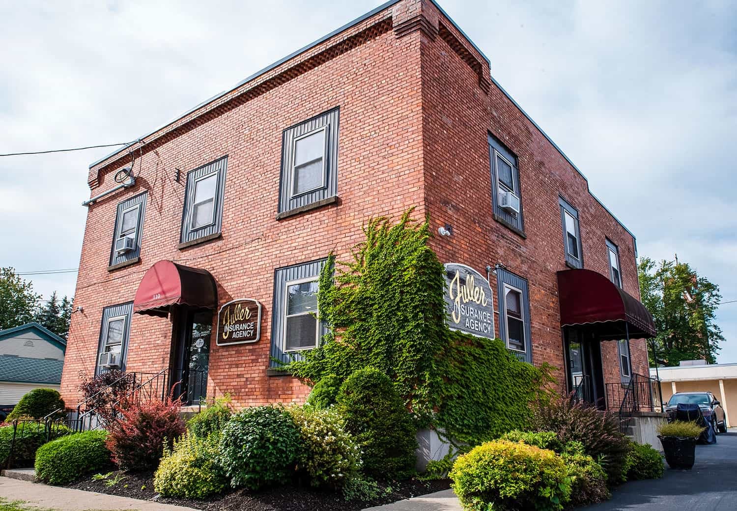 Exterior of the Fuller Insurance Agency office building
