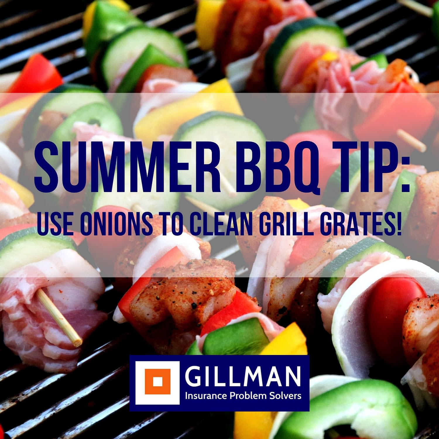 Use onion to outlet clean grill