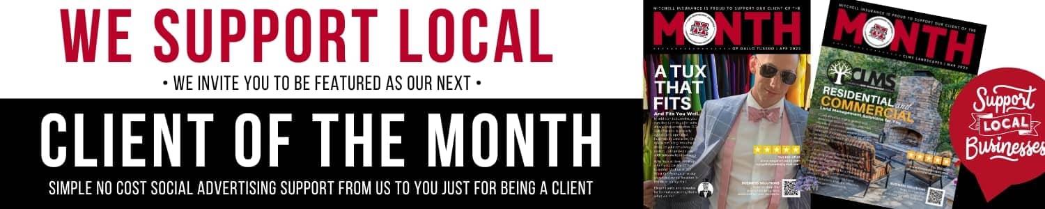 Client of the Month banner