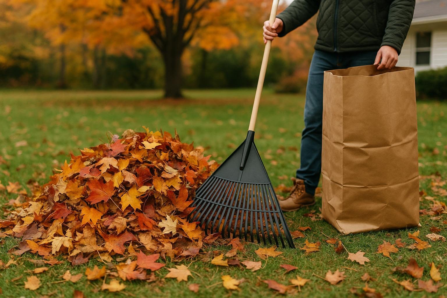 Autumn Leaves and Seasonal Yard Cleanup