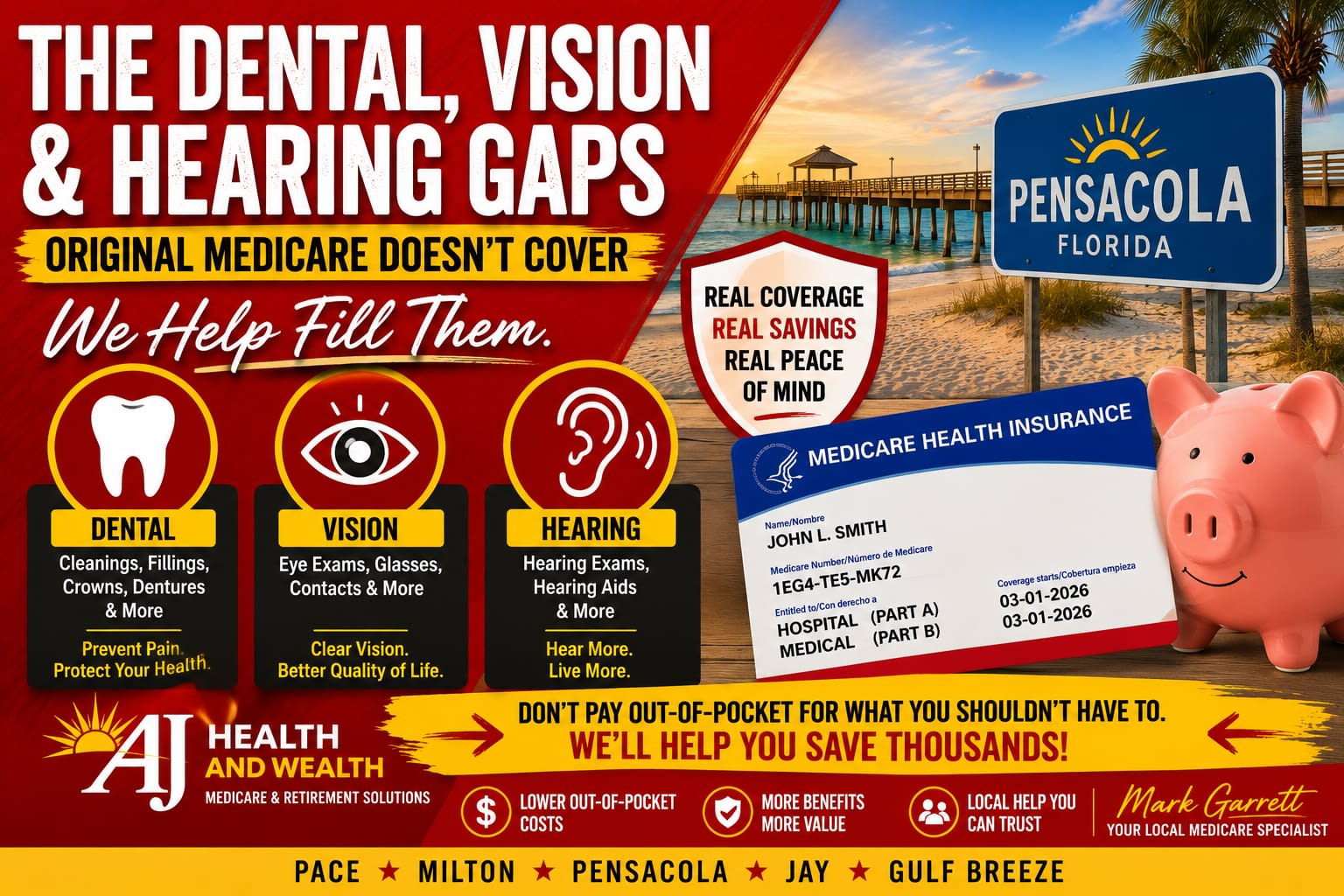 Dental Vision Hearing Gaps