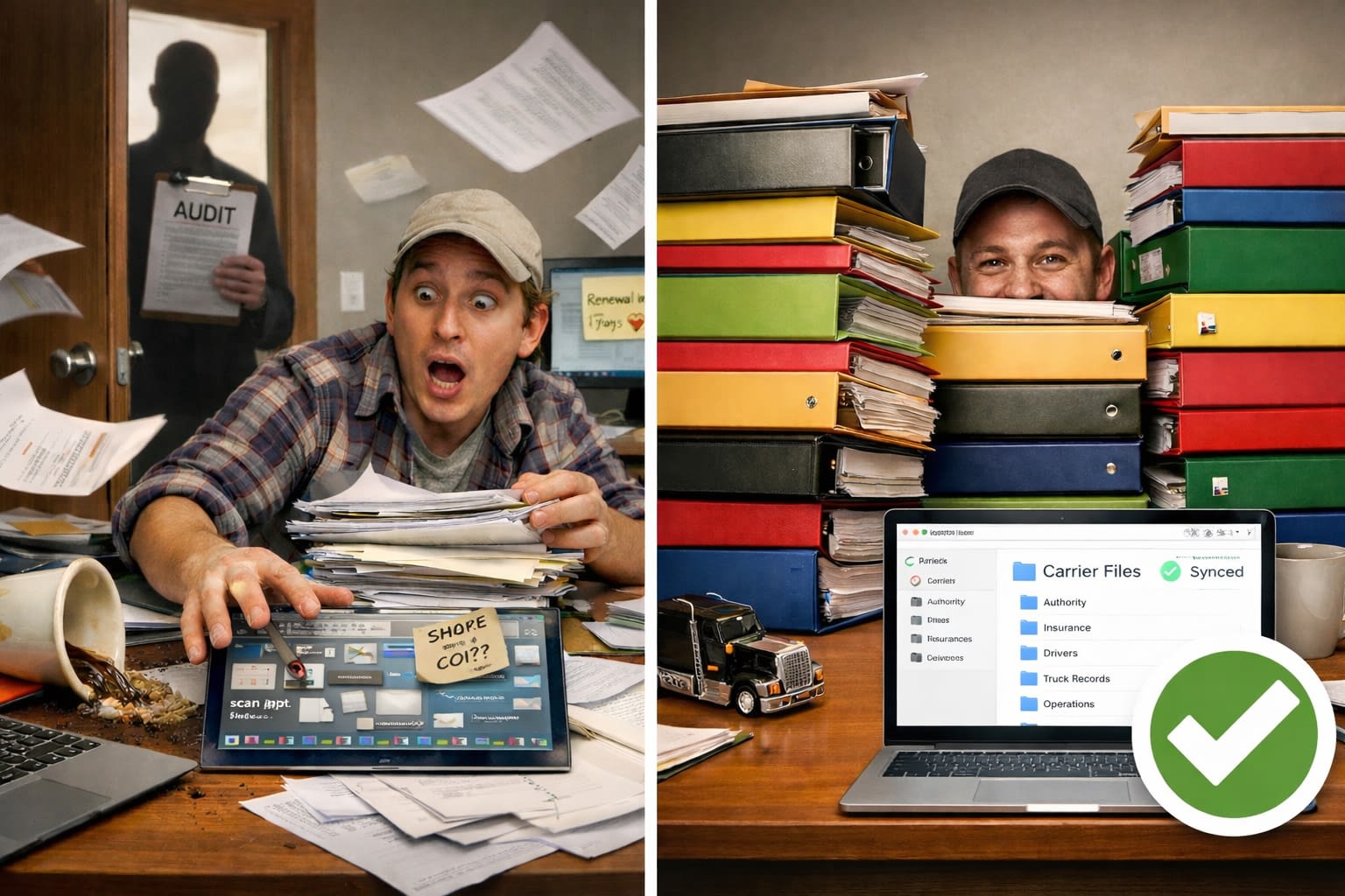 Organized Carrier From Chaos to Calm