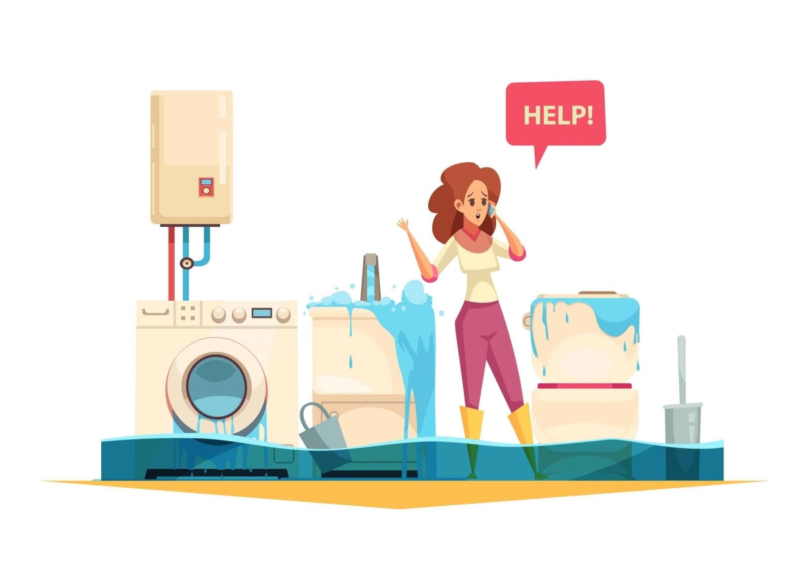 Water Backup Cartoon water sewer backup coverage