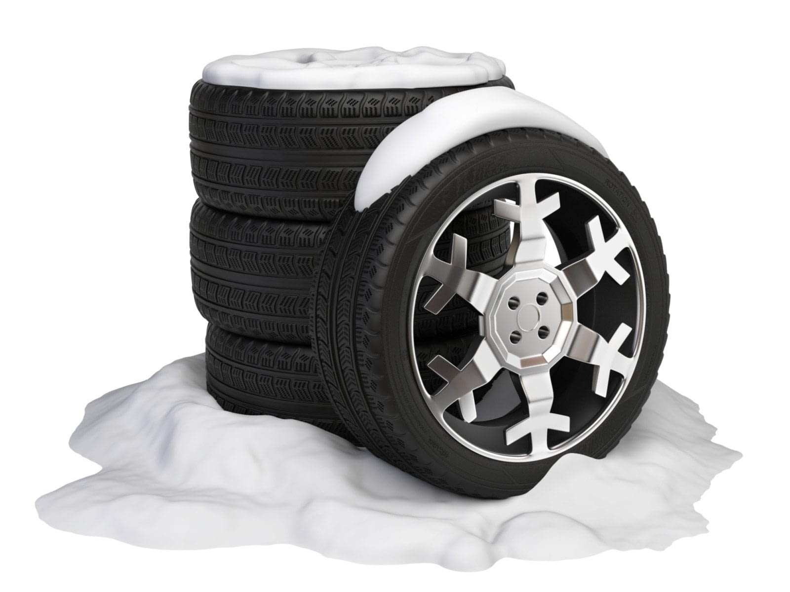 Be prepared for winter with snow tires.