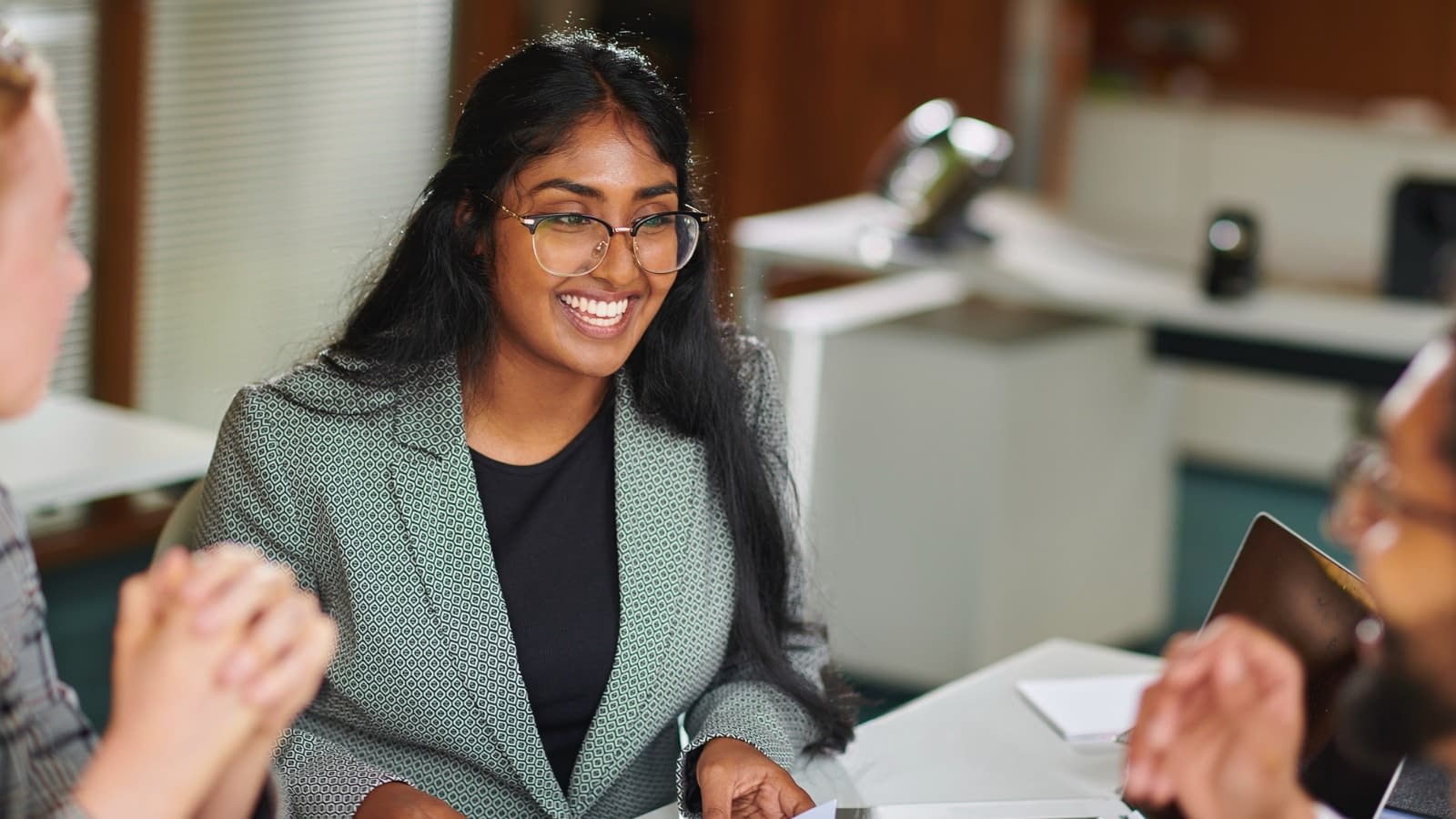 Jan 25 blog Young female professional at work