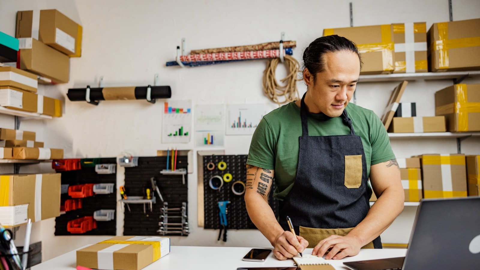 June 18 blog Business owner working in shop